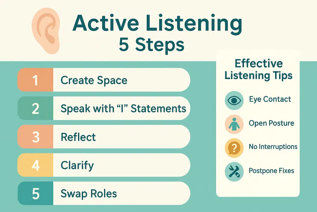 Active listening 5 steps